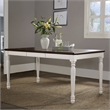 Crosley Furniture Shelby 5 Piece Wood Extendable Dining Set in Distressed White