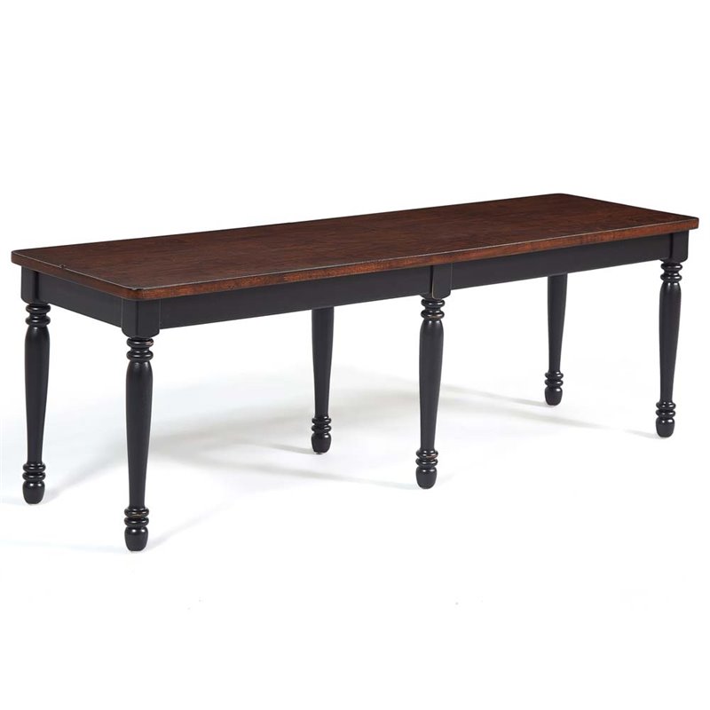 Crosley Shelby Dining Bench In Black And Rubbed Antique Cf501118 Bk Crosley Shelby Dining Bench In Black And Rubbed Antique