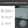 Crosley Beaufort Wicker Patio Chair in Brown and Mist