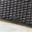 Crosley Beaufort Wicker Patio Chair in Brown and Mist