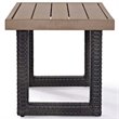 Crosley Beaufort Patio End Table in Brown