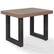Crosley Beaufort Patio End Table in Brown