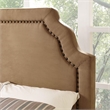 Crosley Furniture Loren Fabric Upholstered King/Cal King Headboard in Camel