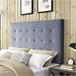 Crosley Furniture Reston Fabric Upholstered King/Cal King Headboard - Cornflower