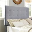 Crosley Furniture Reston Fabric Upholstered King/Cal King Headboard - Shale