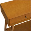 Crosley Furniture Landon 2 Drawer Wood Console Table in Acorn Brown