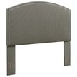 Crosley Furniture Cassie Fabric Upholstered Full/Queen Headboard in Shadow Gray