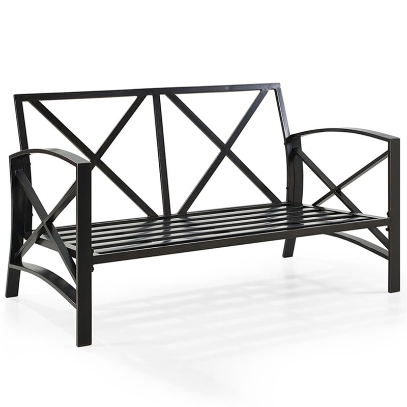 patio loveseat metal