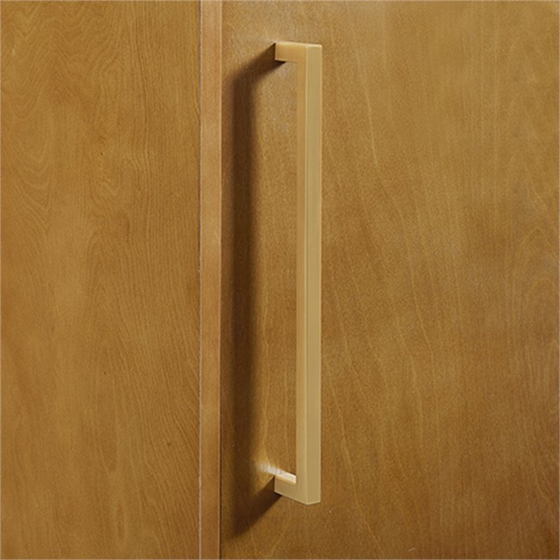 Crosley Furniture Everett Wood Media Console Table in Acorn Brown