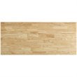 Crosley Furniture Alexandria Natural Wood Top Kitchen Island in Gray/Natural