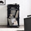 Crosley Furniture Furniture Soho Wood and Birch Veneer Turntable Stand in Black