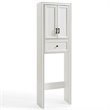 Crosley Furniture Tara Wood Classic Spacesaver in Vintage White/Black