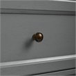 Crosley Furniture Tara Wood Classic Spacesaver in Vintage Gray/Black