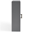 Crosley Tara Mirror Medicine Cabinet in Vintage Gray