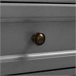 Crosley Furniture Tara Wood Classic Linen Cabinet in Vintage Gray