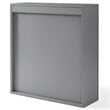 Crosley Furniture Tara Wood Medicine Cabinet in Vintage in Gray