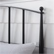 Crosley Furniture Whitney Full Queen Metal Spindle Headboard in Black