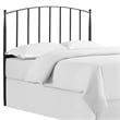 Crosley Furniture Whitney King Metal Spindle Headboard in Black