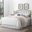 Crosley Furniture Whitney King Metal Spindle Headboard in Black