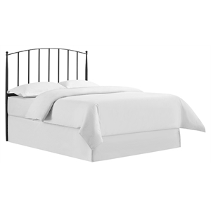 Crosley Furniture Whitney King Metal Spindle Headboard in Black