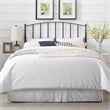 Crosley Furniture Whitney King Metal Spindle Headboard in Black
