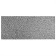 Crosley Furniture Wood Granite Top Kitchen Cart in Gray/Chrome