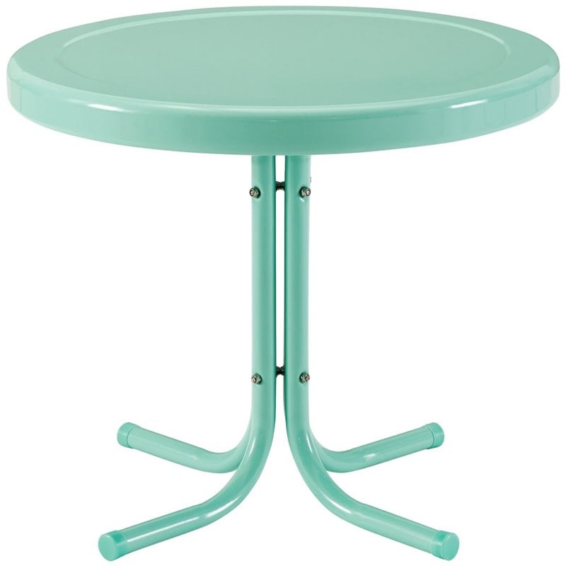 aqua end table