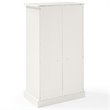 Crosley Furniture Seaside 2 Door Wood Accent Cabinet in Distressed White