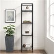 Crosley Furniture Aimee 4 Shelf Metal Etagere Bookcase in Oil Rubbed Bronze