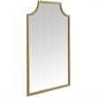 Crosley Furniture Aimee Decorative Metal Bathroom Mirror in Soft Gold