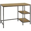 Crosley Brooke Industrial Writing Desk in Washed Oak and Antique Bronze