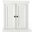 Crosley Furniture Seaside Wood 2 Door Medicine Cabinet in Distressed White