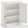 Crosley Furniture Seaside Wood 2 Door Medicine Cabinet in Distressed White