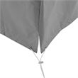 Crosley Furniture Patio Polyester Fabric Chair Cover in Gray