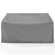 Crosley Furniture Patio Polyester Fabric Loveseat Cover in Gray