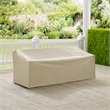 Crosley Furniture Polyester Outdoor Fabric Sofa Cover in Tan