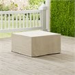 Crosley Furniture Patio Fabric Square Coffee Table Cover in Tan