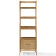Crosley Furniture Landon 3Pc Wood Etagere Bookcase Set in Acorn Brown