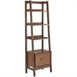 Crosley Furniture Landon 3 Piece Wood 4 Shelf Etagere Bookcase Set in Mahogany