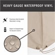 Crosley Furniture 5 Piece Outdoor Vinyl Sofa Cover Set in Tan
