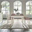 Crosley Furniture Shelby 4Pc Wood Butterfly Leaf Dining Set in Distressed White