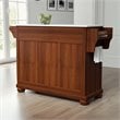 Crosley Furniture Alexandria Wood Granite Top Kitchen Island in Cherry
