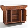 Crosley Furniture Alexandria Wood Granite Top Kitchen Island in Cherry