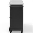 Crosley Furniture Cambridge Wood Granite Top Kitchen Island in Black
