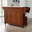 Crosley Furniture Cambridge Wood Granite Top Kitchen Island in Cherry