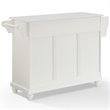 Crosley Furniture Cambridge Wood Granite Top Kitchen Island in White