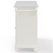Crosley Furniture Cambridge Wood Granite Top Kitchen Island in White