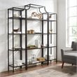 Crosley Furniture Aimee 3Pc Metal Etagere Bookcase Set in Oil Rubbed Bronze