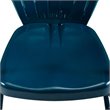 Crosley Furniture Ridgeland Metal Patio Chair in Navy (Set of 2)