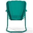 Crosley Furniture Ridgeland Metal Patio Chair in Turquoise (Set of 2)